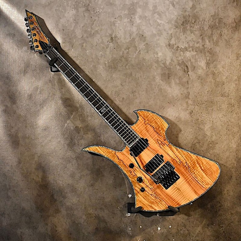 Электрогитара B.C. Rich Left Handed Mockingbird Extreme Exotic FR 2020 Spalted Maple Lefty Guitar