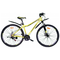 Велосипед горный взрослый мужской женский 29" NAMELESS S9300D (DISK) желтый/серый (рама 17) на рост 165-175см (Требует ф