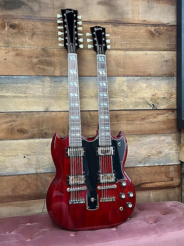 Электрогитара Gibson Custom EDS-1275 Doubleneck 2023 - Cherry Red