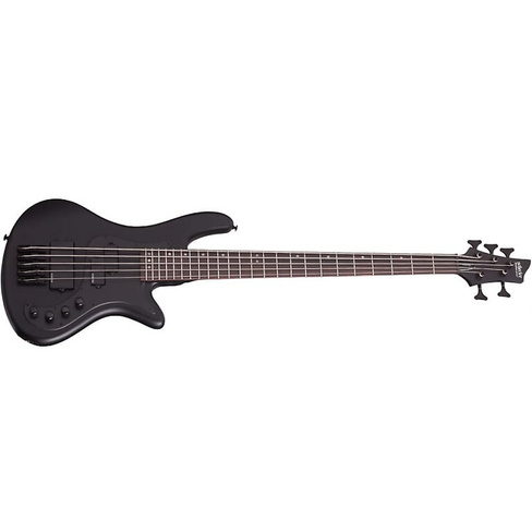 Басс гитара Schecter Stiletto Stealth-5 Satin Black SBK 5-String - FREE GIG BAG - Electric Bass Guitar Stealth 5 - BRAND