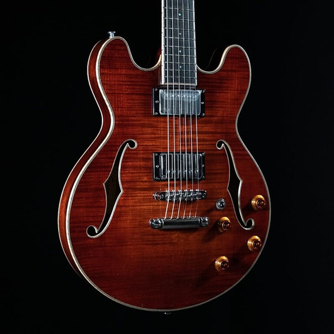 Электрогитара Eastman T184-MX, Fully Solid Carved Thinline, Maple Top, Mahogany Back/Sides - NEW