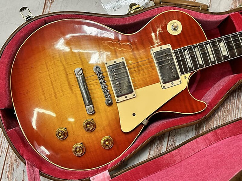 Электрогитара Gibson Custom Shop '59 Les Paul Standard Reissue 2023 Aged Sunrise Teaburst New Unplayed Auth Dlr 8lb10oz