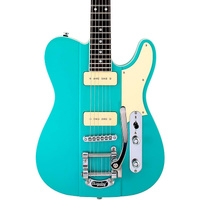 Электрогитара Reverend Greg Koch Signature Gristlemaster 90 Ebony Fretboard Electric Guitar Turquoise