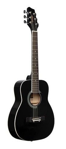 Акустическая гитара STAGG 1/2 black dreadnought acoustic guitar with basswood top