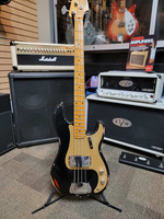 Басс гитара Fender Custom Shop '58 Precision Bass Relic - Black paint over 3 Tone Sunburst