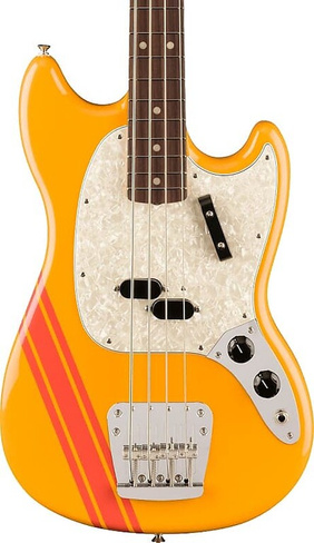 Басс гитара Fender Vintera II 70s Competition Mustang Electric Bass. Rosewood Fingerboard, Competition Orange