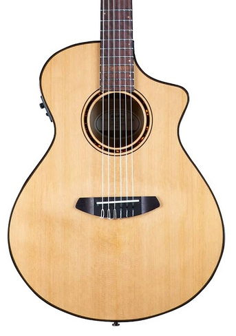 Акустическая гитара Breedlove Pursuit Exotic S Concert Nylon CE Acoustic Electric Guitar Red Cedar Myrtlewood