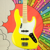 Басс гитара Fender Made in Japan Limited International Color Jazz Bass, Maple Fingerboard, Monaco Yellow
