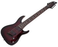 Электрогитара Schecter Omen Elite-8 8-String Multiscale Guitar - Black Cherry Burst
