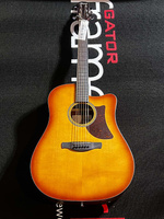 Акустическая гитара Ibanez AAD50CELBS Advanced Acoustic Guitar - Light Brown Sunburst Low Gloss