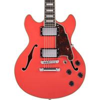 Электрогитара D'Angelico Premier Mini DC Electric Guitar - Fiesta Red with Stopbar Tailpiece