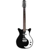 Электрогитара Danelectro Vintage 12-String 12SDC-Blk Black Electric Guitar