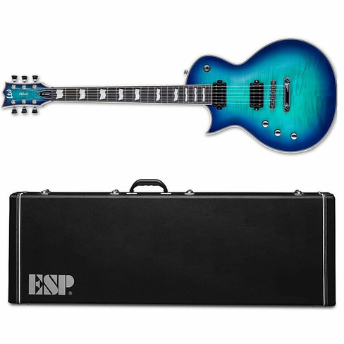 Электрогитара ESP LTD EC-1000T CTM LH Left-Handed Electric Guitar FM Flame Maple Violet Shadow+ ESP Hard Case BRAND NEW