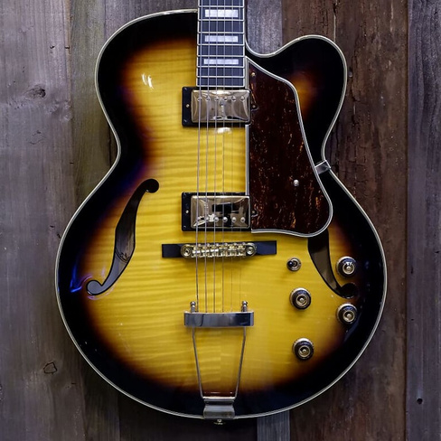 Электрогитара Ibanez AF95FM-AYS Artcore Expressionist 2018 - Present - Antique Yellow Sunburst