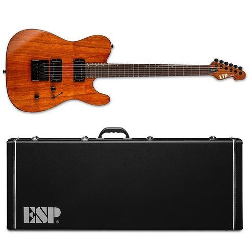 Электрогитара ESP LTD TE-1000 Evertune Koa Natural Gloss Electric Guitar + Hard Case