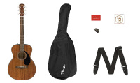 Акустическая гитара Fender CC-60S Concert Pack V2 All Mahogany Concert with Walnut Fretboard - Natural