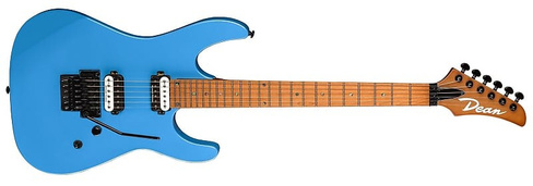 Электрогитара Dean MD24FRMVBL Electric Guitar Vintage Blue, Floyd Rose, Roasted Maple Neck