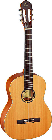 Акустическая гитара Ortega Guitars R131SN Family Series Pro Slim Neck Nylon Classical 6-String Guitar w/ Free Bag, Solid