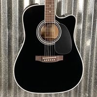 Акустическая гитара Takamine EF341SC Cutaway Acoustic Electric Guitar Black & Case Japan #0793