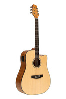 Акустическая гитара STAGG Electro-acoustic dreadnought guitar with cutaway Spruce