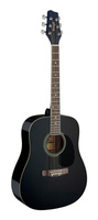 Акустическая гитара Stagg Dreadnought Acoustic Guitar - Black - SA20D BLK
