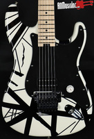 Электрогитара EVH Striped Series Electric Guitar Black White Stripes Floyd 7lbs 2oz Van Halen