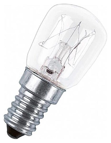 Лампа накаливания обычная 15W R26 Е14, Белая