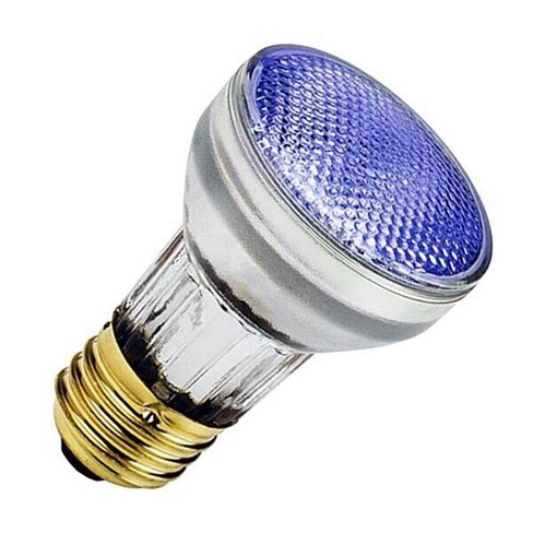 Лампа накаливания галогенная 35W R50 Е27 - синий