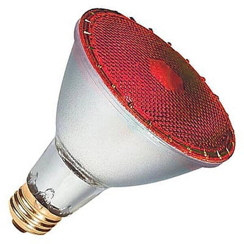 Лампа накаливания галогенная 50W R95 10G Е27 - красный