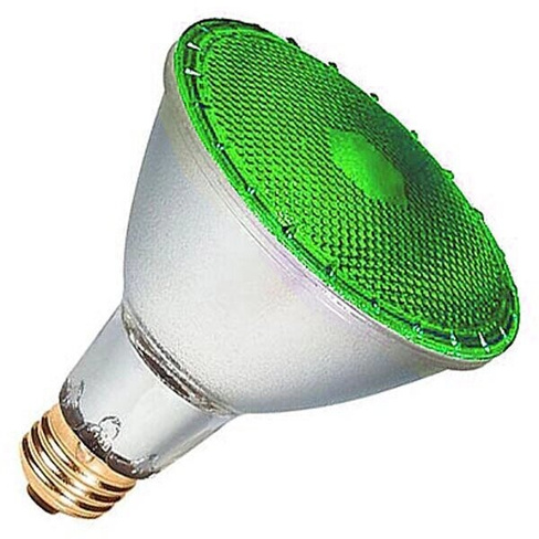 Лампа накаливания галогенная 75W R95 10G Е27 - зеленый