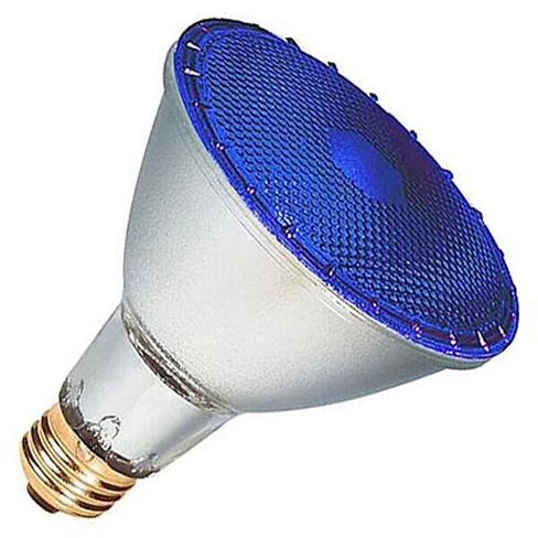 Лампа накаливания галогенная 75W R95 10G Е27 - синий