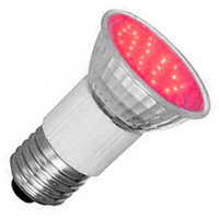 Лампа светодиодная 1.2W R50 E27 - красный