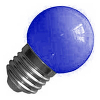 Лампа светодиодная 1W 6L R40 E27 - синий