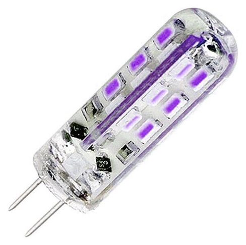 Лампа светодиодная 3W 12V R10 G4 - фиолетовый