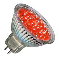 Лампа светодиодная 1.2W R50 GU5.3 - Красная