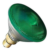 Лампа накаливания галогенная 75W R120 Е27 - зеленый