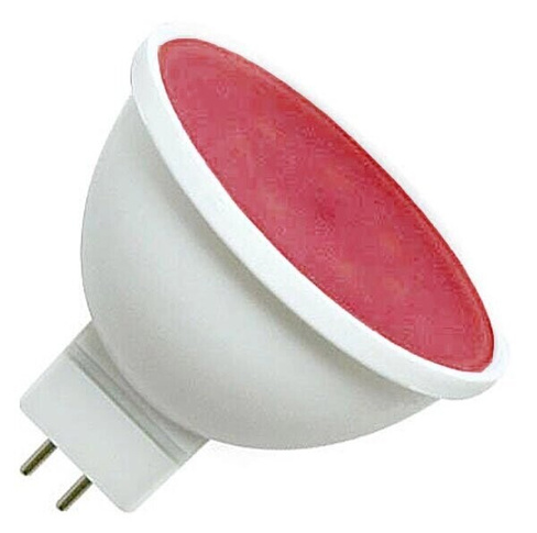 Лампа светодиодная 7W R50 GU5.3 - красный