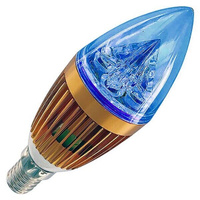 Лампа светодиодная 5W R38 E14 - синий