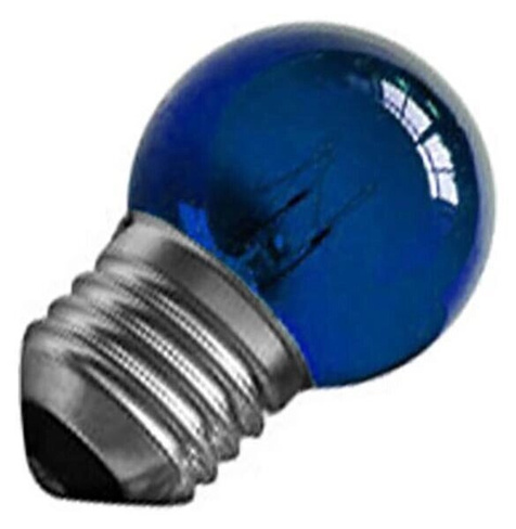 Лампа накаливания обычная 10W R40 Е27, Синяя