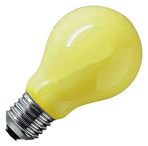 Лампа накаливания обычная 25W R60 Е27, Желтая