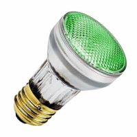 Лампа накаливания галогенная 35W R50 Е27 - зеленый