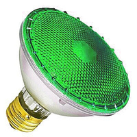 Лампа накаливания галогенная 75W R95 30G Е27 - зеленый
