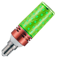 Лампа светодиодная 12W R30 E14 - зеленый