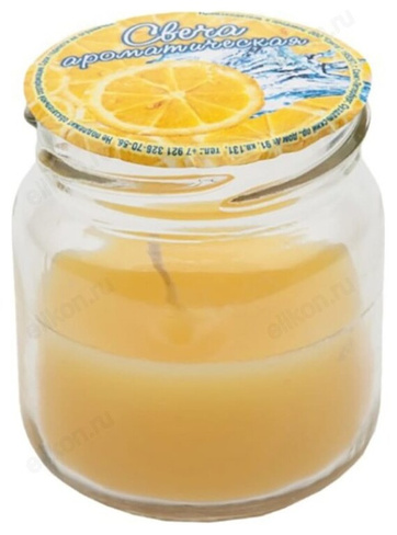 Свеча ароматическая Лимонный фреш в банке 105748