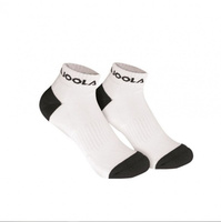 Носки Joola Terni 23 короткие (белый, черный, размер 35-38)