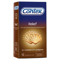 Презервативы "Contex" №12 Relief микс, 12 шт.