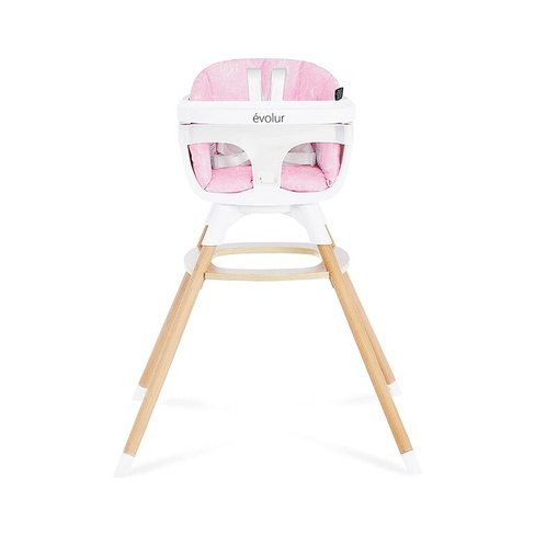 Детский стульчик для кормления 4 в 1 Evolur Ann, розовый