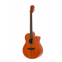 Акустическая гитара Fabio FXL-401 MN, 40 дюймов, корпус махагон