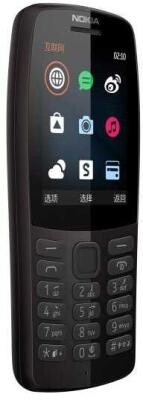 Мобильный телефон Nokia 210 Dual Sim черный моноблок 2Sim 2.4 240x320 0.3Mpix GSM900/1800 MP3 FM microSD max64Gb NOKIA