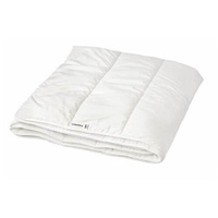 Одеяло односпальное Ikea Stjarnbracka 150х200, белый